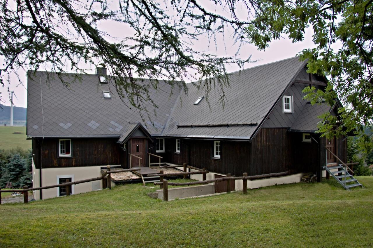 Chaloupka Slamenka Villa Loučná pod Klínovcem Eksteriør bilde